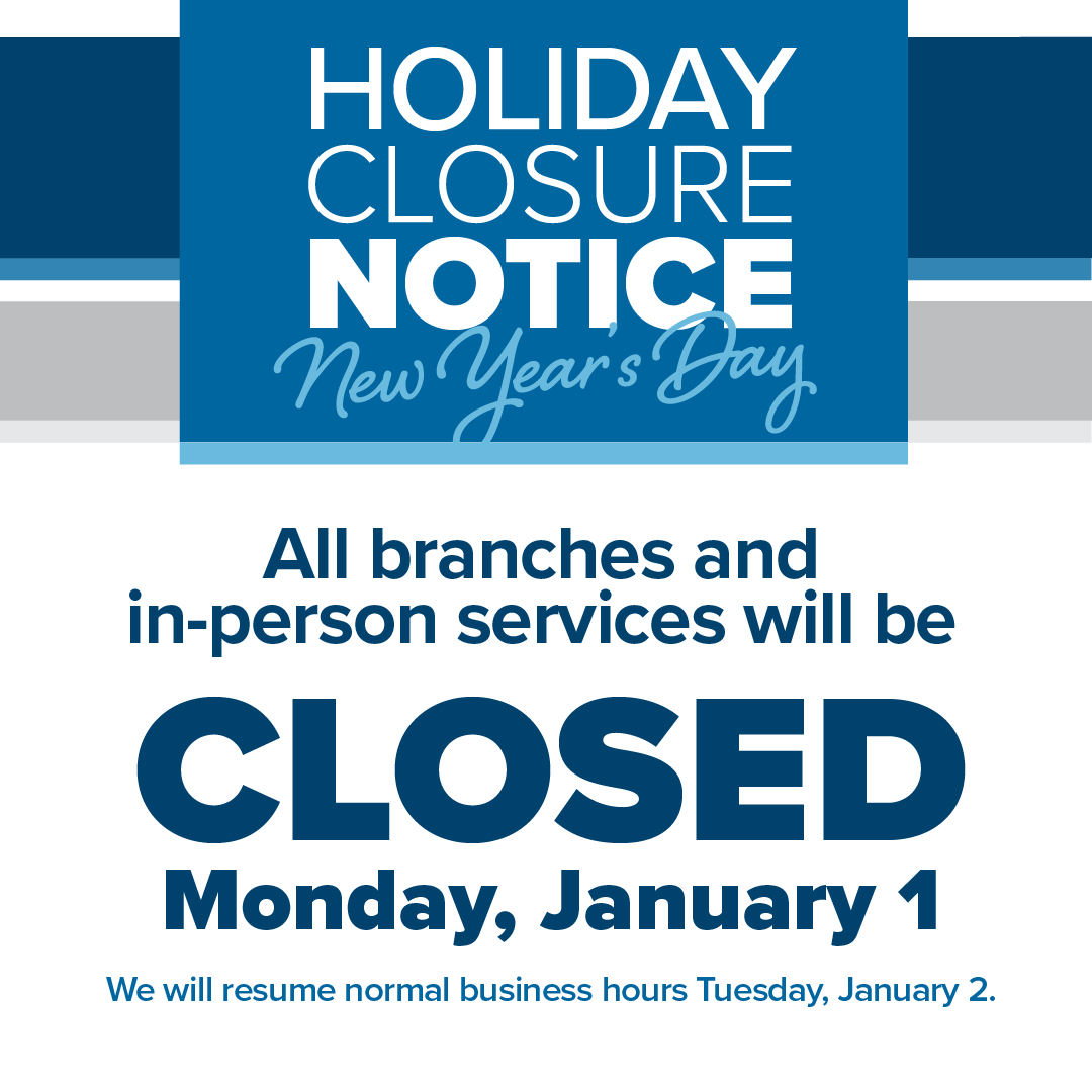New Year's Day closure