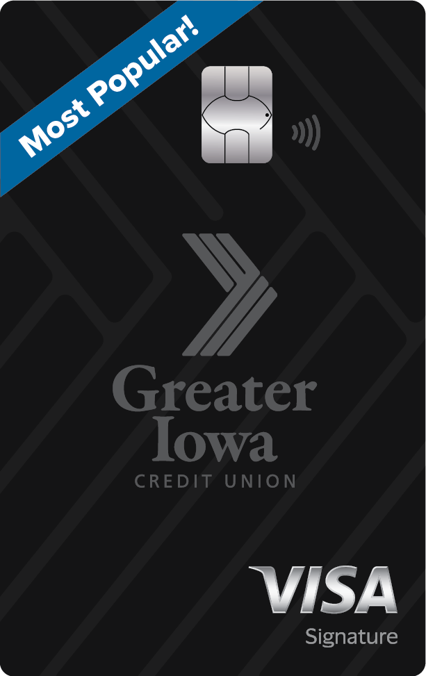 Black Greater Every Day Rewards credit card
