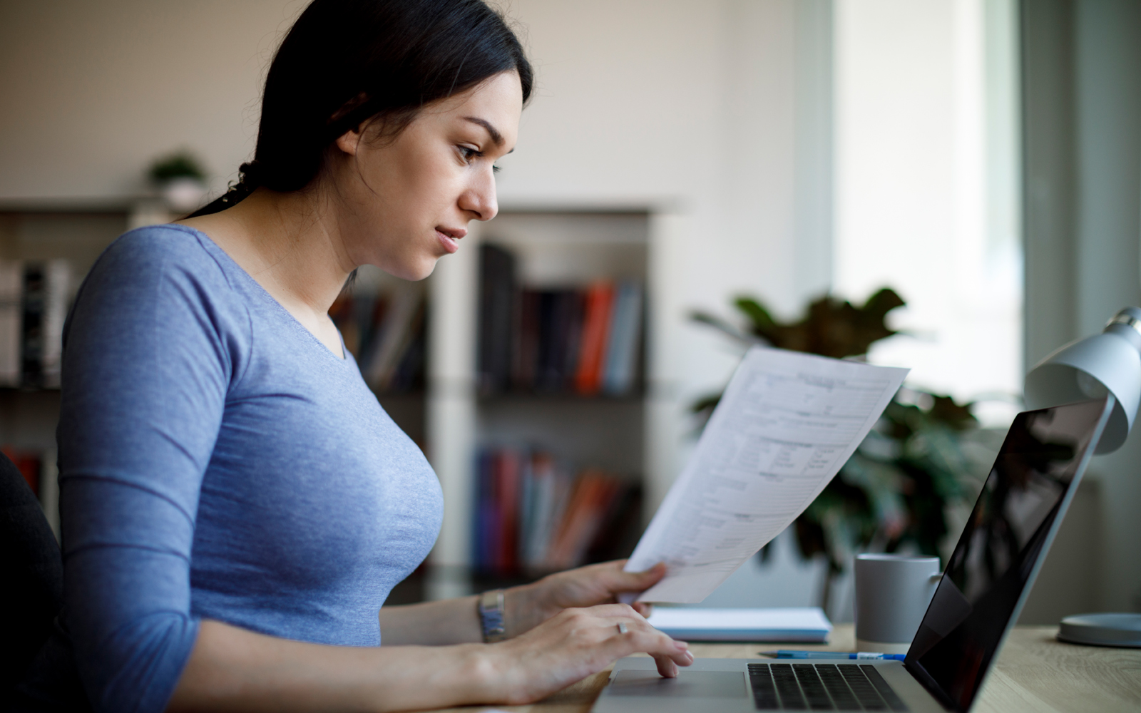 Women at computer