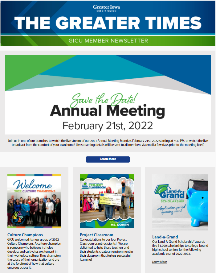 Member Newsletter - Winter 2022